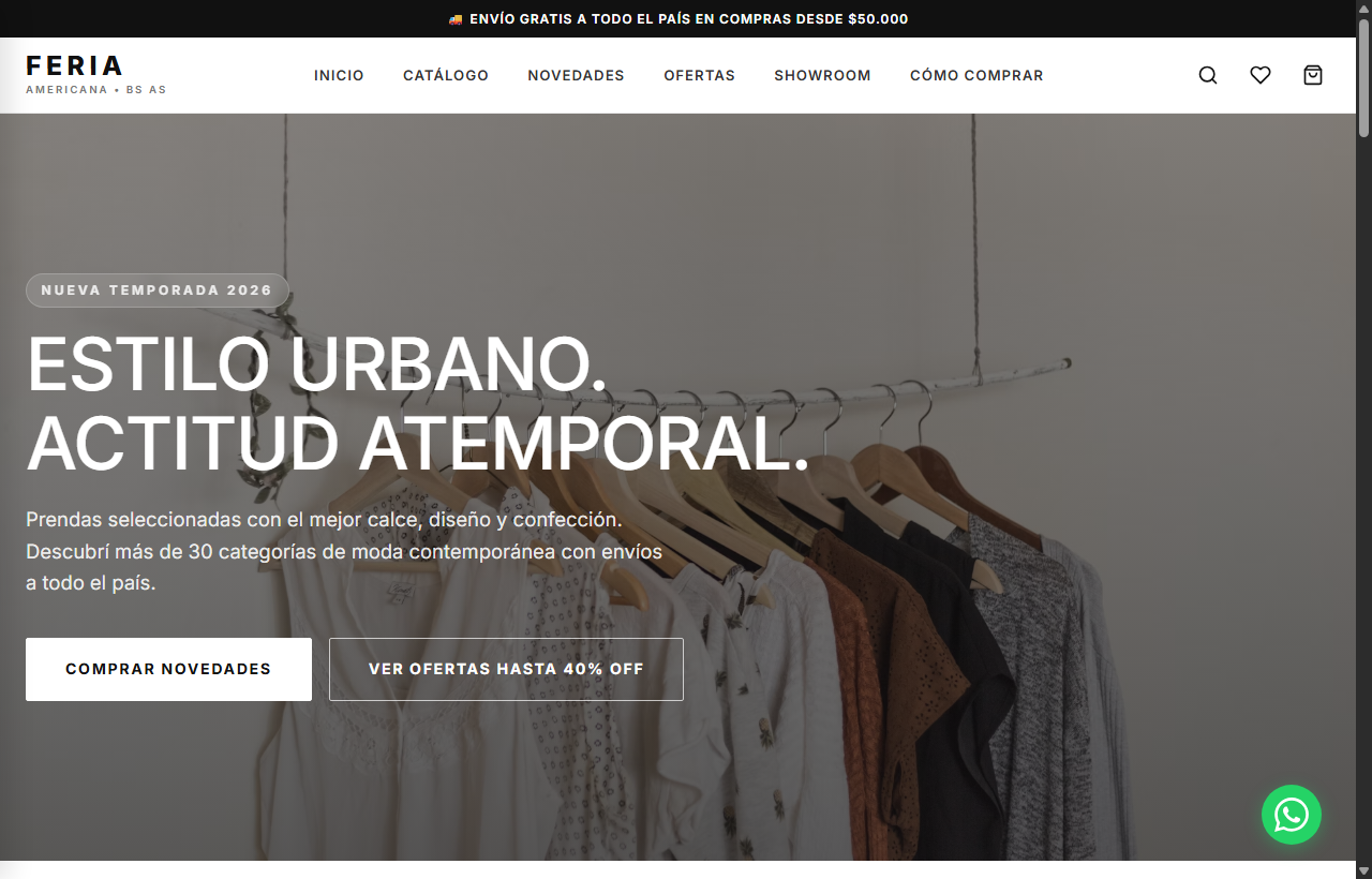 Vista Mobile Feria Ropa